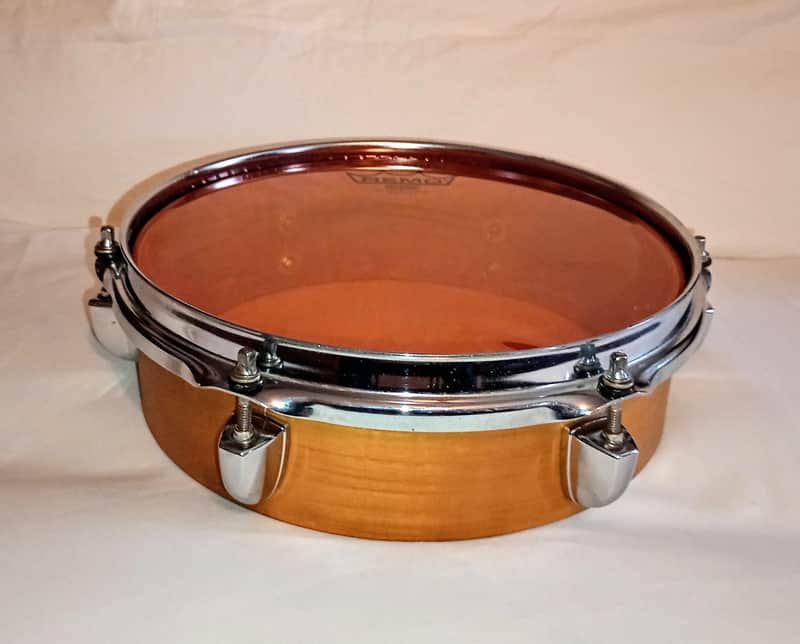 MARTIAL PERCUSSION MULBERRY PANCAKE TOM 10"- LIGHT SATIN LACQUER - FREE SHIP TO C-USA! image 1
