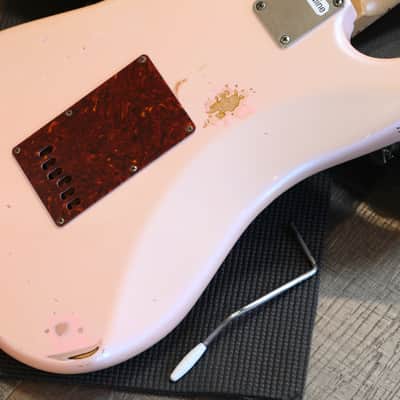 2026 LsL Instruments Saticoy Electric Guitar Metallic Pink on Sunburst Relic + OHSC image 17