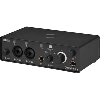 Steinberg IXO22 2 x 2 USB 2.0 Audio Interface with Two Mic Preamps - Black image 3