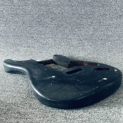 Black Guitar Strat Style Basswood Body image 9