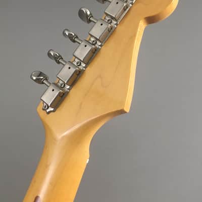LEFTY! Vintage Fender ‘57 Reissue Strat ST-57LEX2 Custom Color Olympic White Blonde NOS Relic Stratocaster 7.1 lb HSC image 14