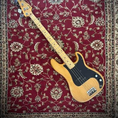 1977 Fender Precision Bass with Maple Fretboard - Natural Finish image 2