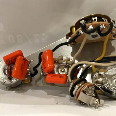Fender Stratcocaster Greasebucket/Highway one Wiring Harness-Pure Tone-All Sprague Circuit-Grounding image 9