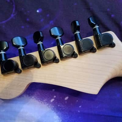 Fender HM Strat 1990? Razzberry Red Original Floyd Rose image 9