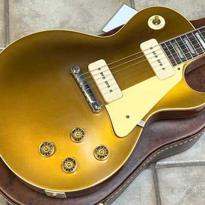 2025 Gibson Custom 1954 Les Paul Goldtop Reissue VOS Electric Guitar Double Gold image 3