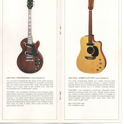 Gibson- Les Paul Models, 1970, Catalog/pamphlet Bild 4