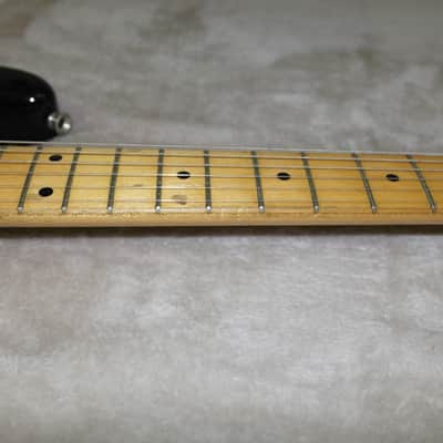 1985 MIJ Fender 70's Reissue Squier SQ Series Stratocaster Black With Maple Neck Relic! image 22