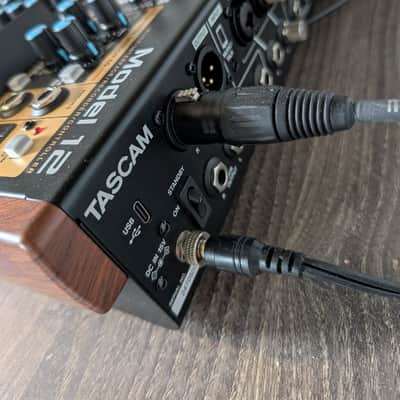 TASCAM Model 12 Multitrack Recorder / Mixer / USB Interface 2020 - Present - Black with Wood Cheeks image 5