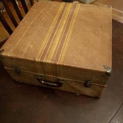 Meissner Rare Vintage lo-fi 78 33 RPM record cutting recording lathe PA System tube 9-1065 1940s - Tweed image 3