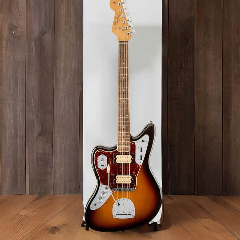 Open Box Fender Kurt Cobain Jaguar Left-Handed 3-Color Sunburst