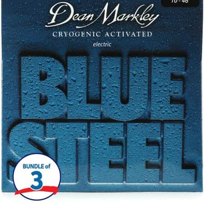 Dean Markley 2556 Blue Steel Electric Guitar Strings - .010-.046 Regular (3-Pack) image 2
