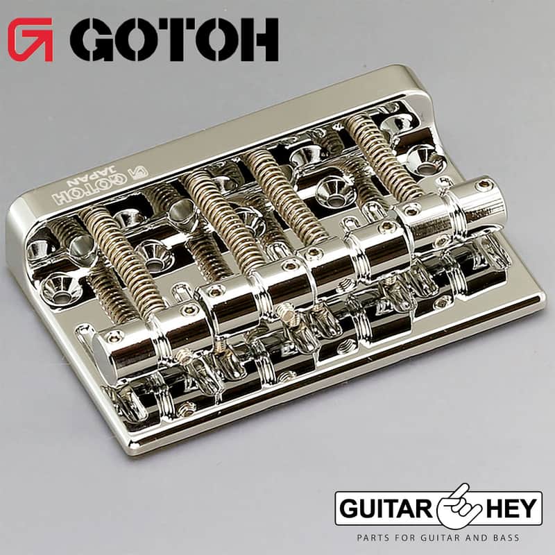 Gotoh 201B-4 String Precision Jazz Bass Bridge for Fender P Jazz