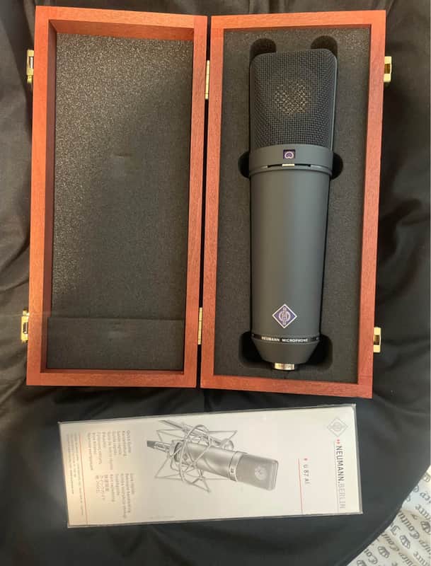 Neumann U 87 Ai mt Large Diaphragm Multipattern Condenser Microphone 1986 - Present - Matte Black image 1