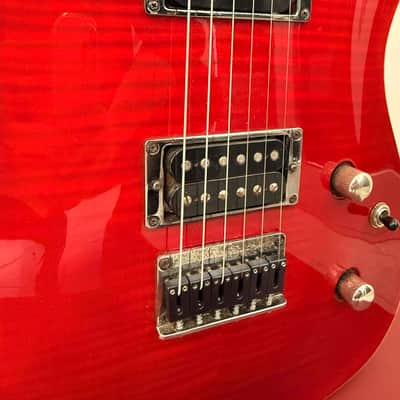Fender Special Edition Set-Neck Custom Telecaster HH FMT 2003 - Black Cherry Burst image 3