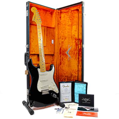 2018 Fender Custom Shop Jimi Hendrix Voodoo Child Stratocaster Black w/ COA, OHSC - Hendrix Dream Machine image 3