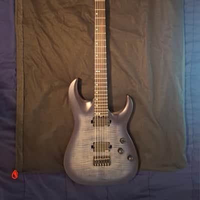 Harley Benton Amarok-BT BKBL Flame Burst 27-Inch 6-String Baritone (DISCONTINUED) image 1
