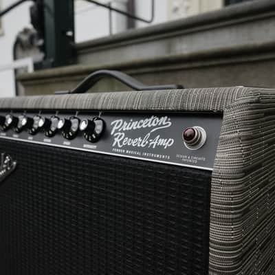 Fender Limited Edition 65 Princeton Reverb, Creamback - Chilewich Charcoal image 12