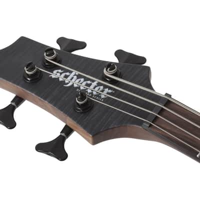 Schecter Charles Berthoud CB-4 LH - See Thru Black Satin (2872) image 24