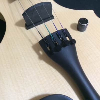 leigh violin. 4/4 handmade electric with frets image 2