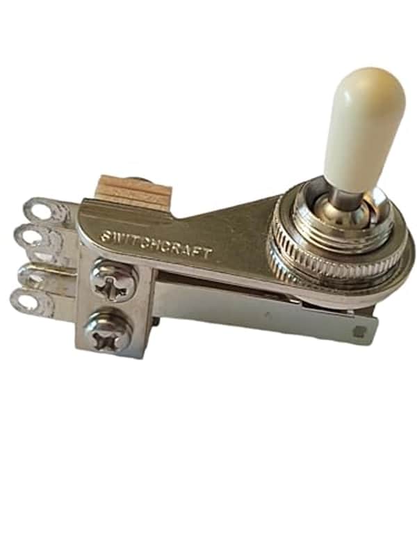 Switchcraft 3-Way USA Toggle Switch, Cream Tip for SG, ES Guitars image 1