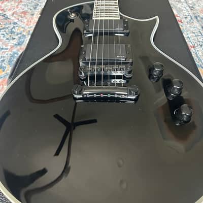 ESP LTD EC-1000 Deluxe Black EMG Pickups w/ ESP Hard Case Korea 2012 image 10