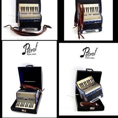 Rare, Vintage, Quality, Romanian Piano Accordion Timis Acord - 24 bass + Original Hard Case & Shoulder Straps image 25