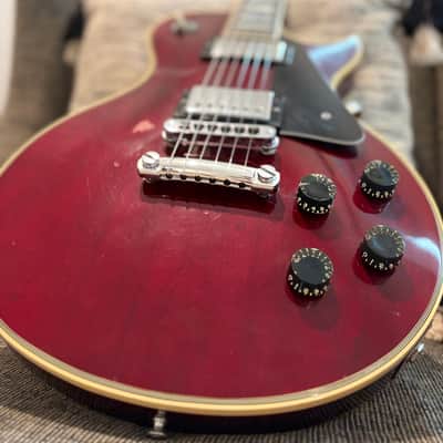 1980 Gibson Les Paul Custom Wine Red – Ebony Board, Norlin Era, OHSC image 8