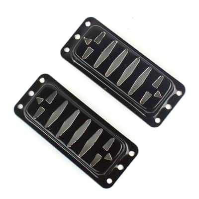 Argyle "Gold Foil" deArmond Airline Style Pickup Cover ,Black (2) image 1