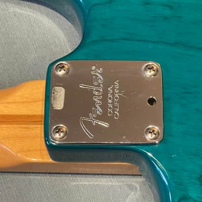 “Time Capsule” Fender Stratocaster American Deluxe 1998 - Teal image 14