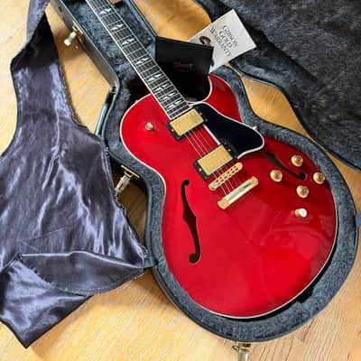 2009 Gibson ES-137 Custom – Candy Apple Red | All Original | Varitone Circuit | COA | Original Hardshell Case image 9