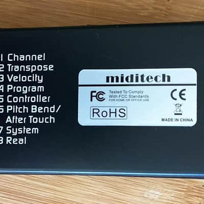 Miditech MIDI Thru 4 / Filter MIDI signal splitter / MIDI filter box image 2