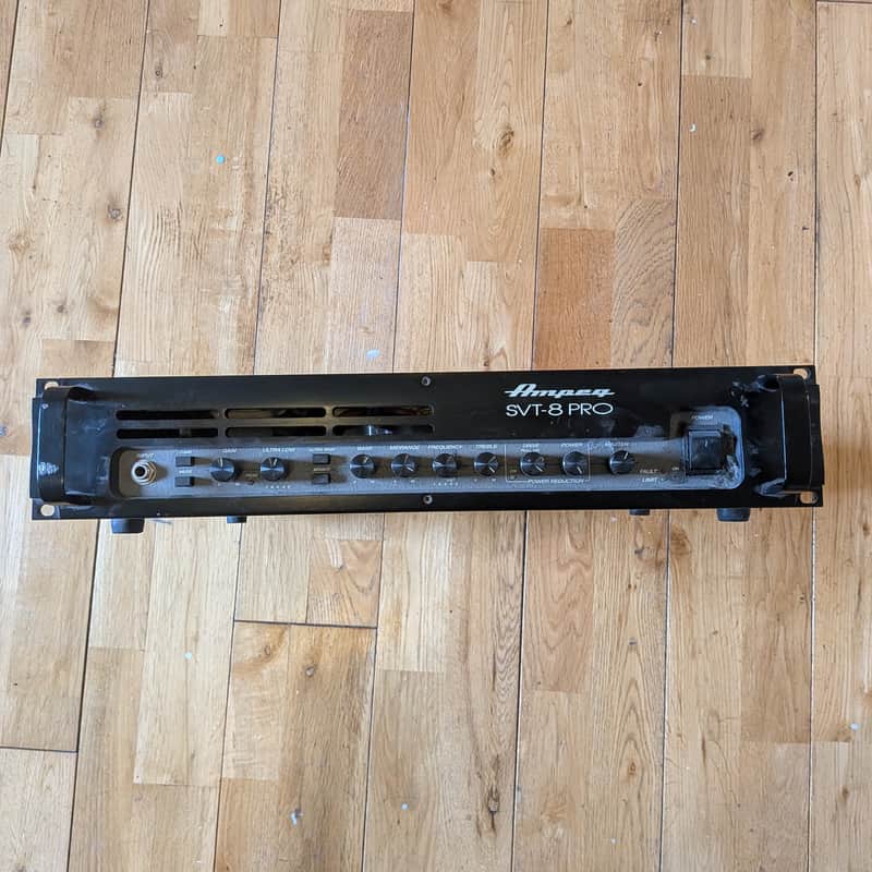 Ampeg SVT-8 PRO 2500-Watt Bass Amp Head 2007 - 2013 - Black image 1
