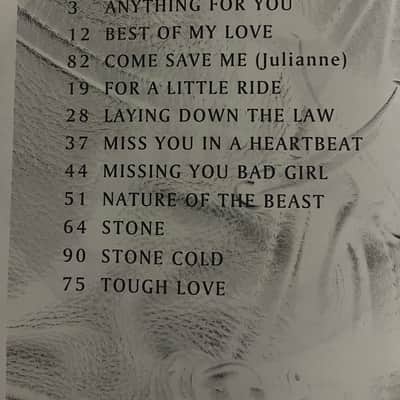 The Law S/T - Guitar Tab / Tablature Book Paul Rodgers image 3