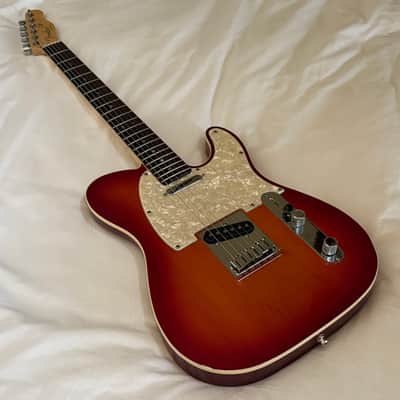 Vintage 2005 Fender American Deluxe Telecaster Rosewood Fretboard - Cherry Sunburst - Free Pro Setup image 14