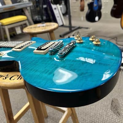 2017 Gibson Les Paul Studio Deluxe IV Caribbean Night w/ Case image 14