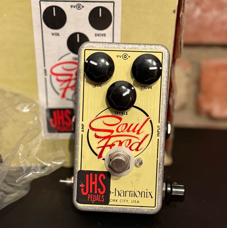JHS Electro-Harmonix Soul Food with "Meat & 3" Mod incl adapter and box image 1