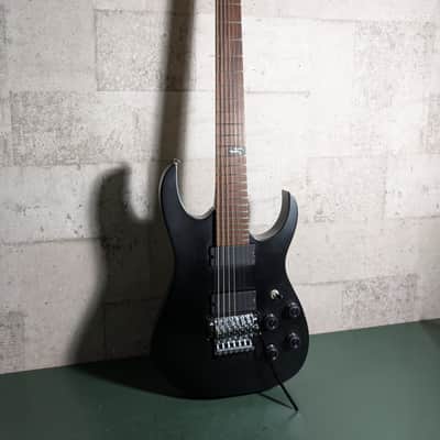 Ibanez RG7CSD1 J Custom 7 String LACS (L.A. Custom Shop) Designed 2000 Black Flat image 2