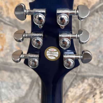 Greg Bennett AV3 Blue Burst Flamed Top, Excellent Condition + Video Demo image 9