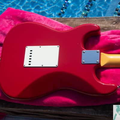 2017 Fender Japan Traditional 60'S Stratocaster - Torino Red Finish - Made in Japan - Pro Set Up! w Perfect Frets/Action/Intonation image 11