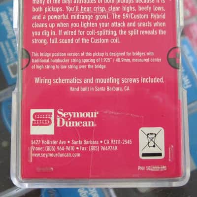 Seymour Duncan 59/Custom Hybrid Humbucker SH-16 image 2