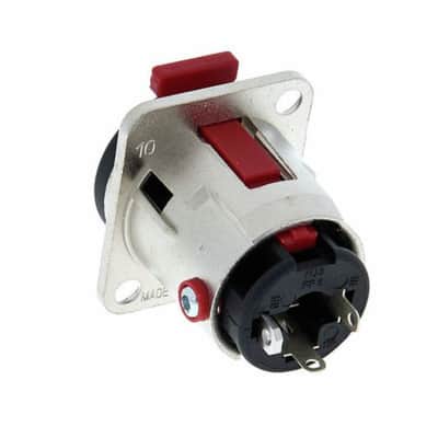 Neutrik NJ3 FP-6-C Trs Stereo jack D-Type With lock 4pcs image 2