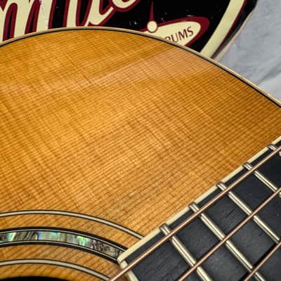 Larrivee 05 Select Series OMV-05 omv05 Single Cutaway Acoustic Guitar with Case -- *Split in Top / Cracks* image 20