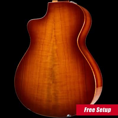 Taylor Custom Grand Concert Nylon #12941 Sinker Redwood/Figured Ironbark Acoustic/Electric Guitar with Hardshell Case image 2