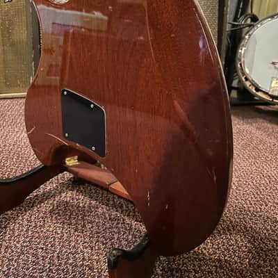 1970's Ovation Breadwinner Brown Mahogany Electric Guitar image 6