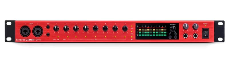 Focusrite Clarett+ 8Pre USB-C Audio Recording Interface, 8 Mic Preamps/JFET/ADAT image 1