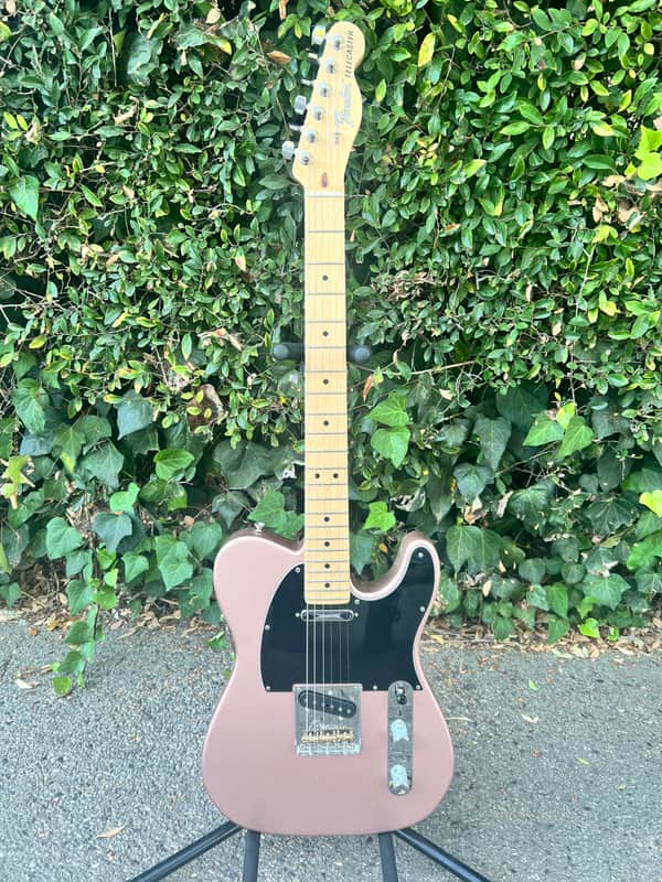 Fender American Performer Telecaster with Case 2019 - Rose Gold image 1