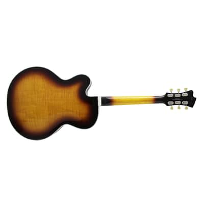 Guitarra de caja Fujigen FGN Masterfield Jazz HH Jazz Burst image 2