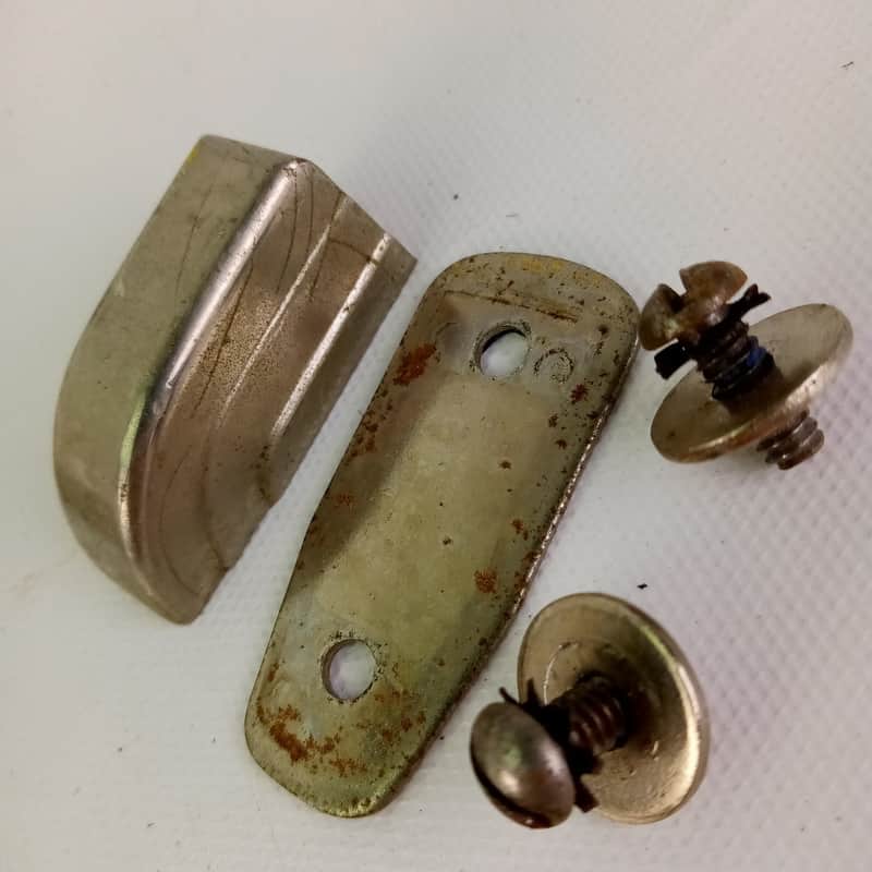 Leedy 1+Beavertail Tom/Parade Snare Drum Lug Nickel Metal Spacer Vintage 40s-50s image 1