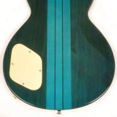Agile AL-3200MCC Multi-Radius Oceanburst Flame w/Damn Wide Neck Electric Guitar with Binding and Trapezoid Inlays image 2