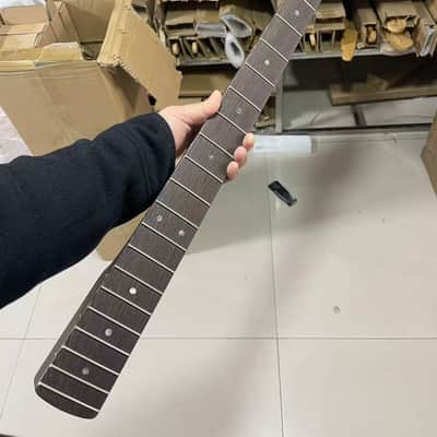 4-string electric bass neck jazz bass  20 frets  wenge guitar neck 34inch hole 18mm wenge  abalone inlay image 1
